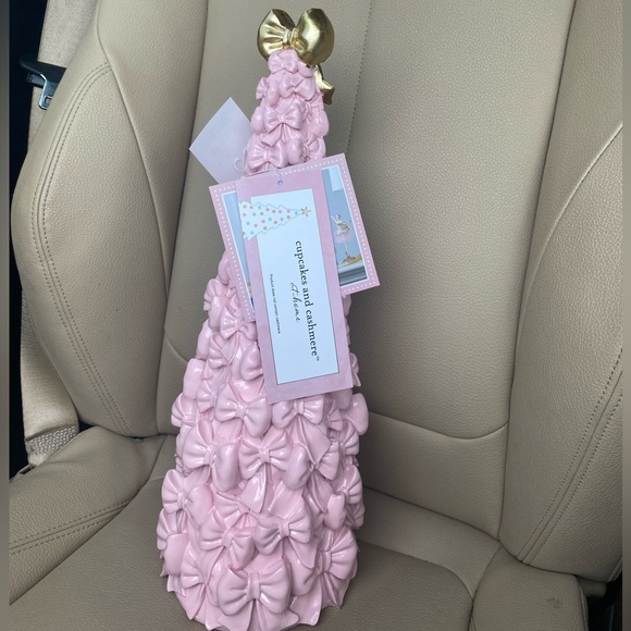 Pink Bow Tree with Gold Topper by Cupcakes and Cashmere - Picture 1 of 1